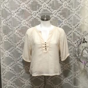 Forever 21 Women's Cream Top Size S